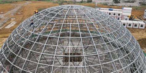 various types metal domes fabricators|dome framing structure.